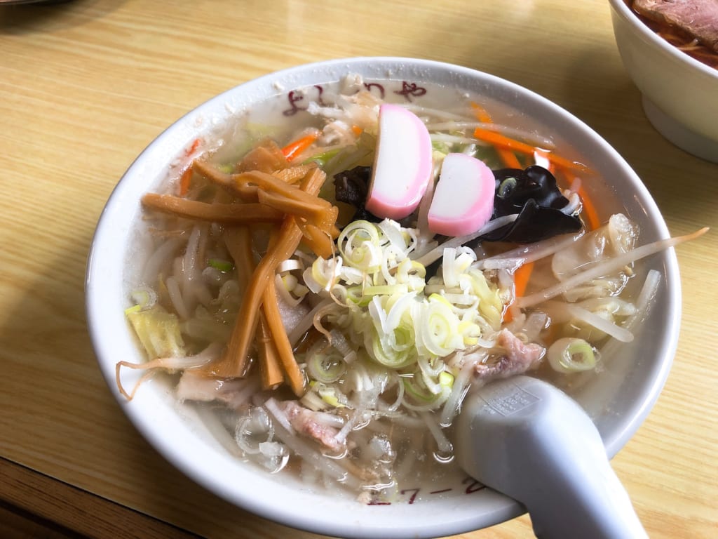 よしのや食堂、五目ラーメン