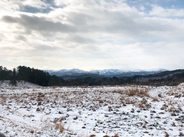 楢山集落からの景色