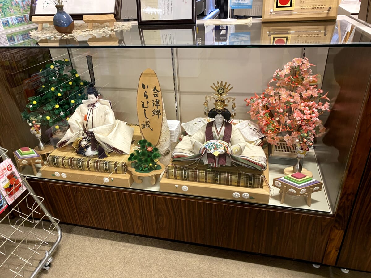 昭和村 雪まつり 展示のお雛様