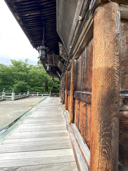 福満虚空蔵尊圓蔵寺 本堂只見川側