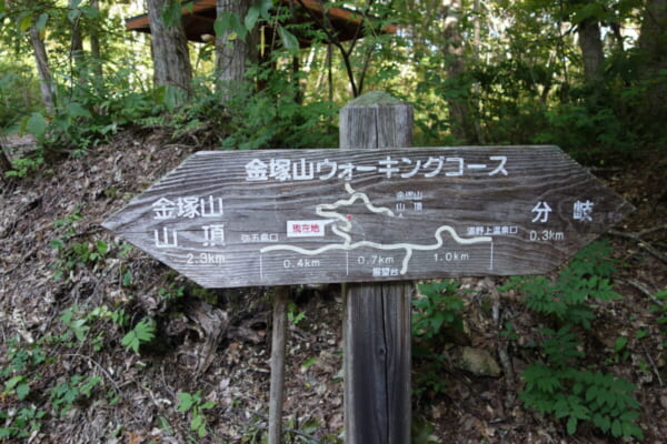 中山風穴地特殊植物群落 金塚山ウォーキングコース