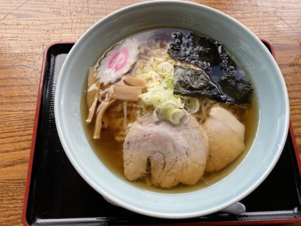 お食事処 会津嶺(道の駅 ばんだい レストラン) 喜多方ラーメン大盛り