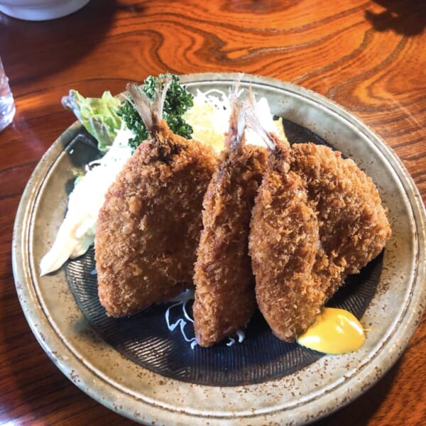 中華そば おおつか アジフライ定食