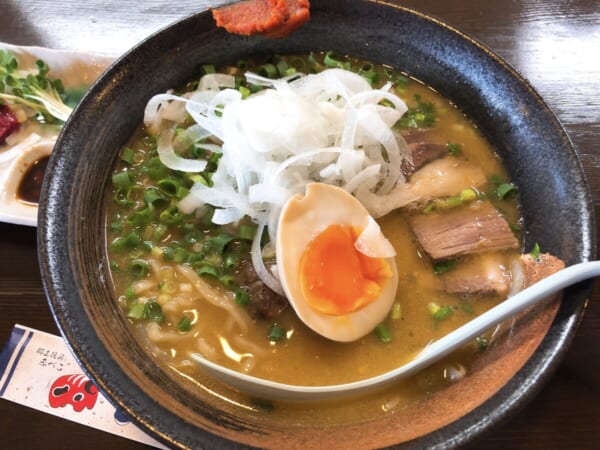 馬力本願 会津馬醤油馬力ラーメン