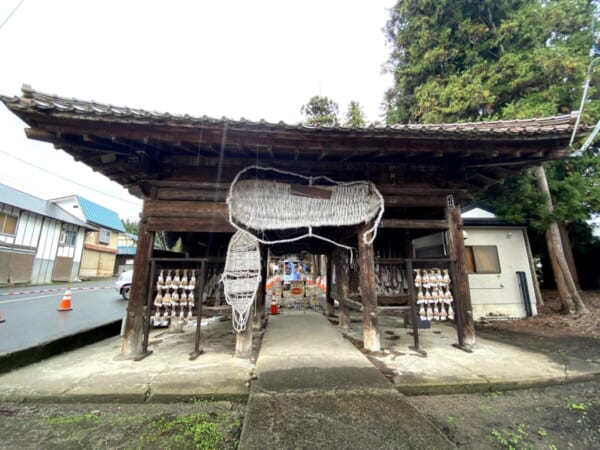 中田観音 弘安寺 門