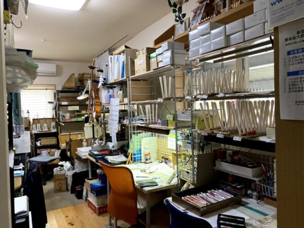 会津絵ろうそく本舗 山田商店 工房