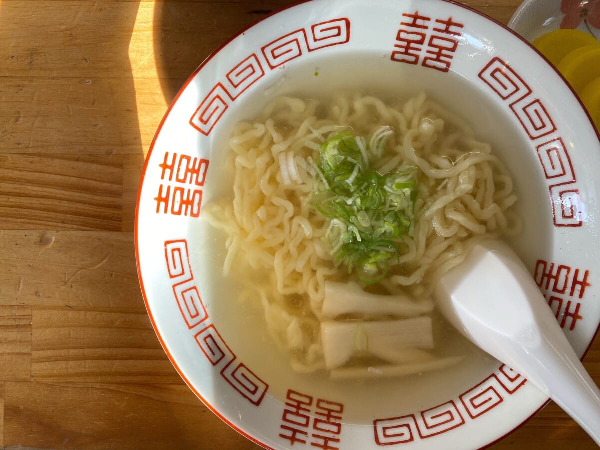 お食事処つるや つるの湯ラーメン