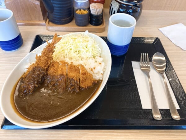 かつや カツカレー＋海老フライ