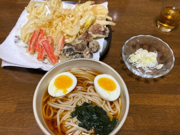 うどんと天ぷら