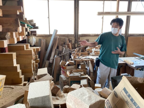 木地師職人さんの工房