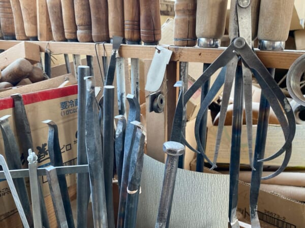 木地師職人さんの工房 道具類