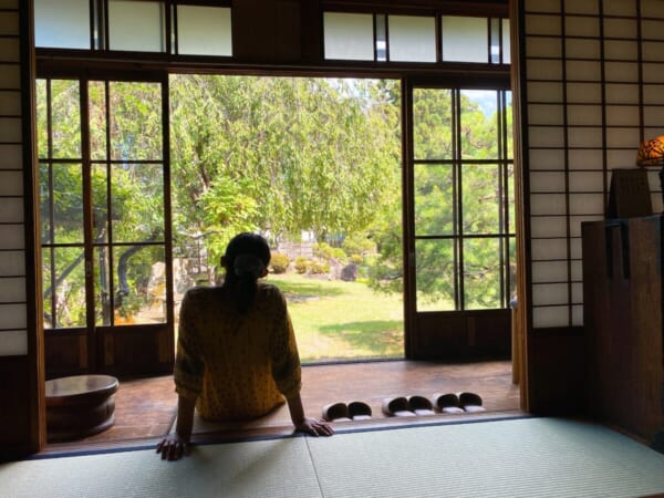 旧鍋三本店客間座敷 縁側