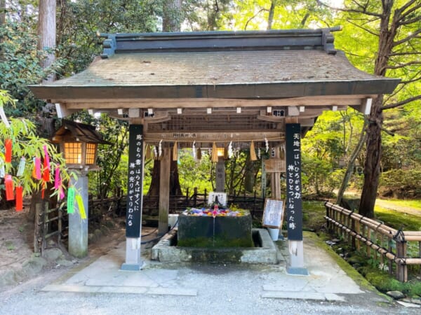 伊佐須美神社 手水舎