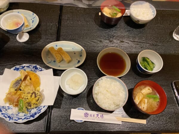 天味 会津のこだわり天ぷら定食