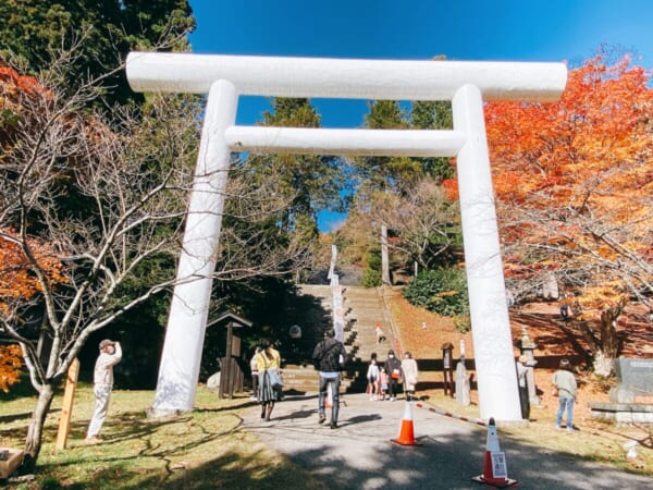 土津神社(はにつじんじゃ)　鳥居