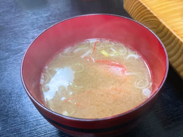 亀井鮨 ランチ 海老の味噌汁