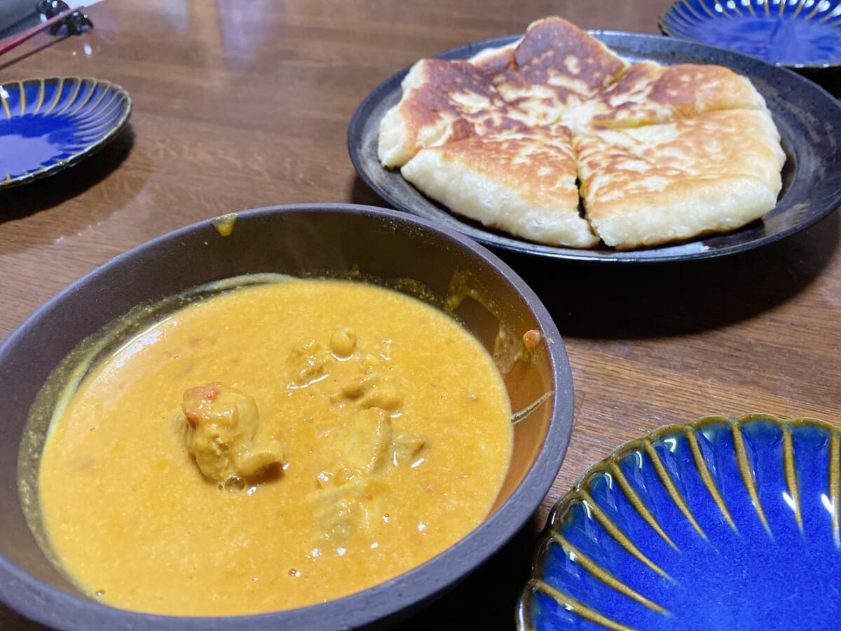 バターチキンカレー＆チーズナン