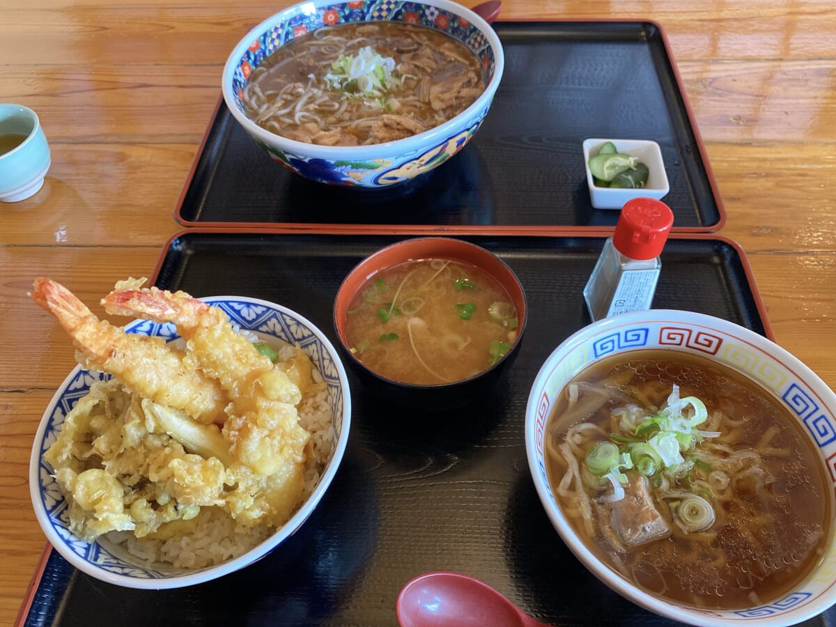 麺麺亭 そば御膳 会津若松ランチ