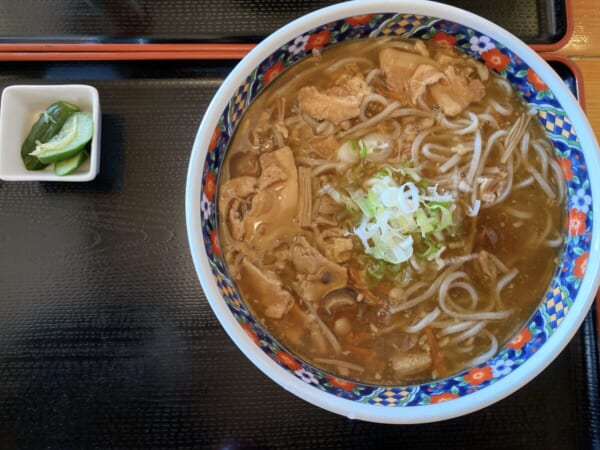 麺麺亭 そば御膳 とろみなめこ肉そば