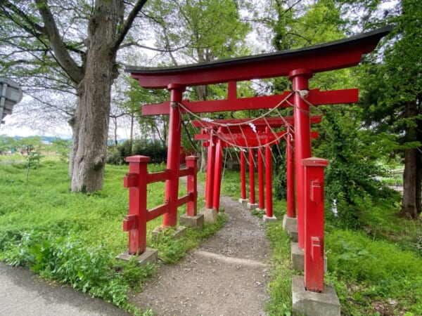 殺生石稲荷神社 (伊佐須美神社 末社) 北側鳥居