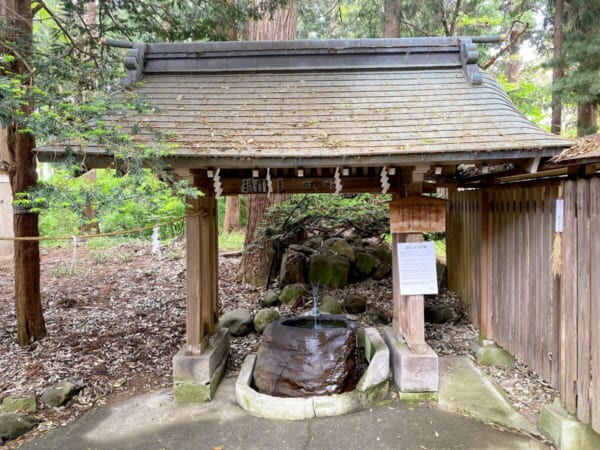 伊佐須美神社 西門手水