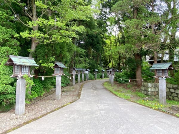 伊佐須美神社 西側参道