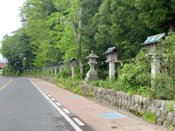 伊佐須美神社 西側