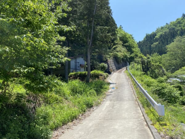 熱塩温泉神社の大杉 ルート