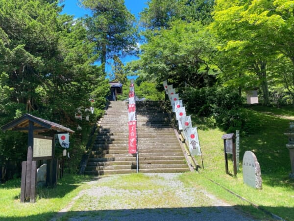 土津神社 6月 男坂