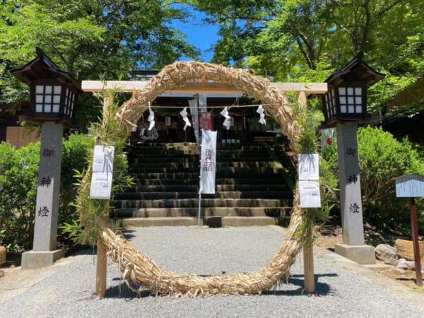 土津神社 6月 茅の輪