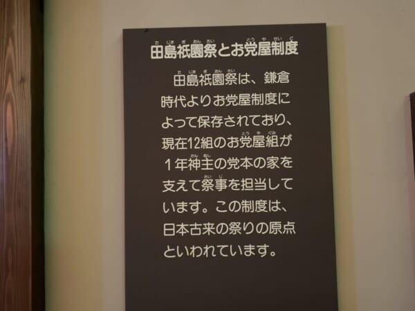 会津田島祇園会館 資料館 お党屋