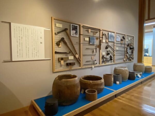 奥会津博物館 展示室 山コーナー