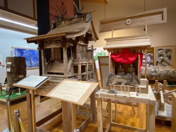 奥会津博物館 展示室 山コーナー