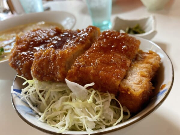 令来軒 ラーメンセット ミニソースカツ丼