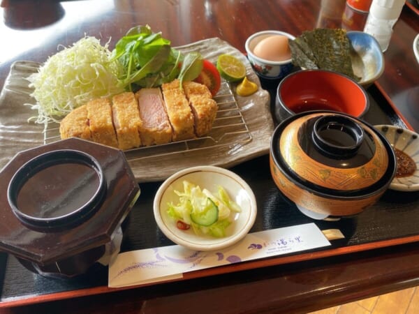 季の郷 湯ら里 ゆきんこ 只見ランチ とんかつ定食