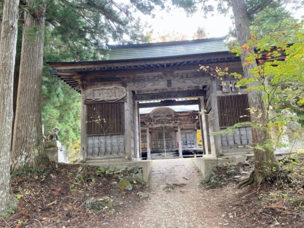 観音沼森林公園 嶽観音堂 仁王門