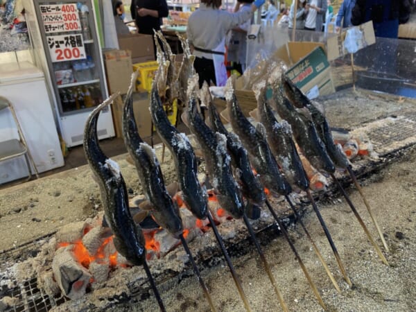 紅葉の鳴子峡と銀山温泉散策 バスツアー 岩魚焼き