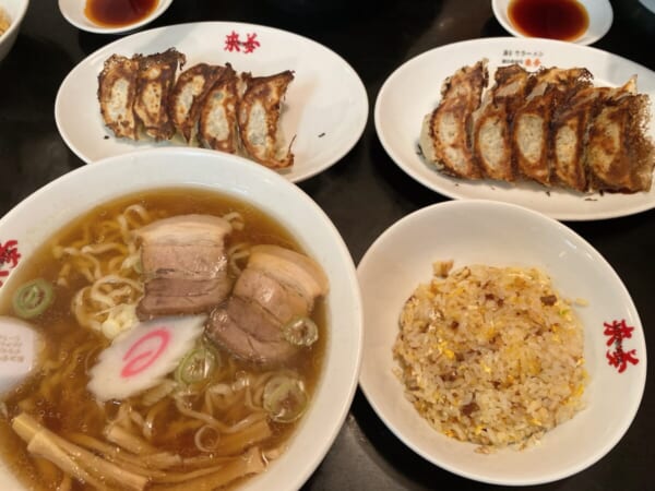 喜多方ラーメン 来夢 餃子セット