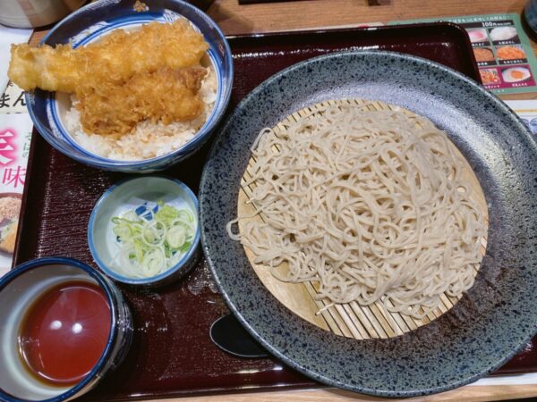 十割 そば会 とり・いか天多め丼 セット 会津若松市