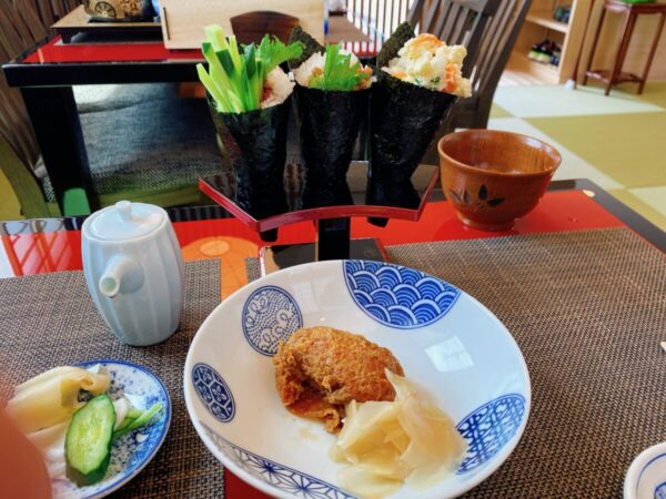 鮨 つづみ 巻物3本セット  ランチメニュー 会津若松市 福島県