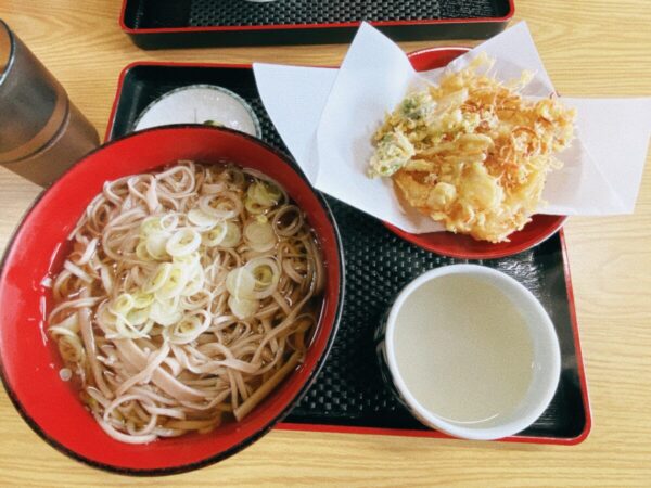 ドライブイン 雪国茶屋 かき揚げ 蕎麦 三島町 福島県