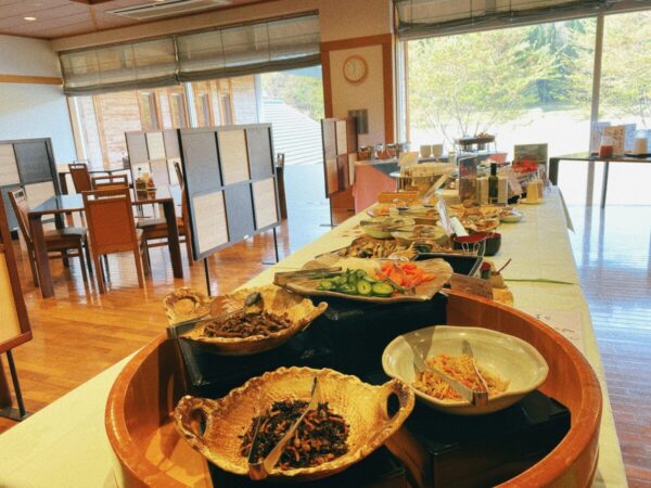 季の郷 湯ら里 宿泊 朝食バイキング 深沢温泉 只見 奥会津 福島県