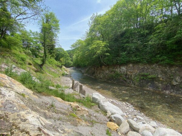 木賊温泉 西根川 南会津町 福島県