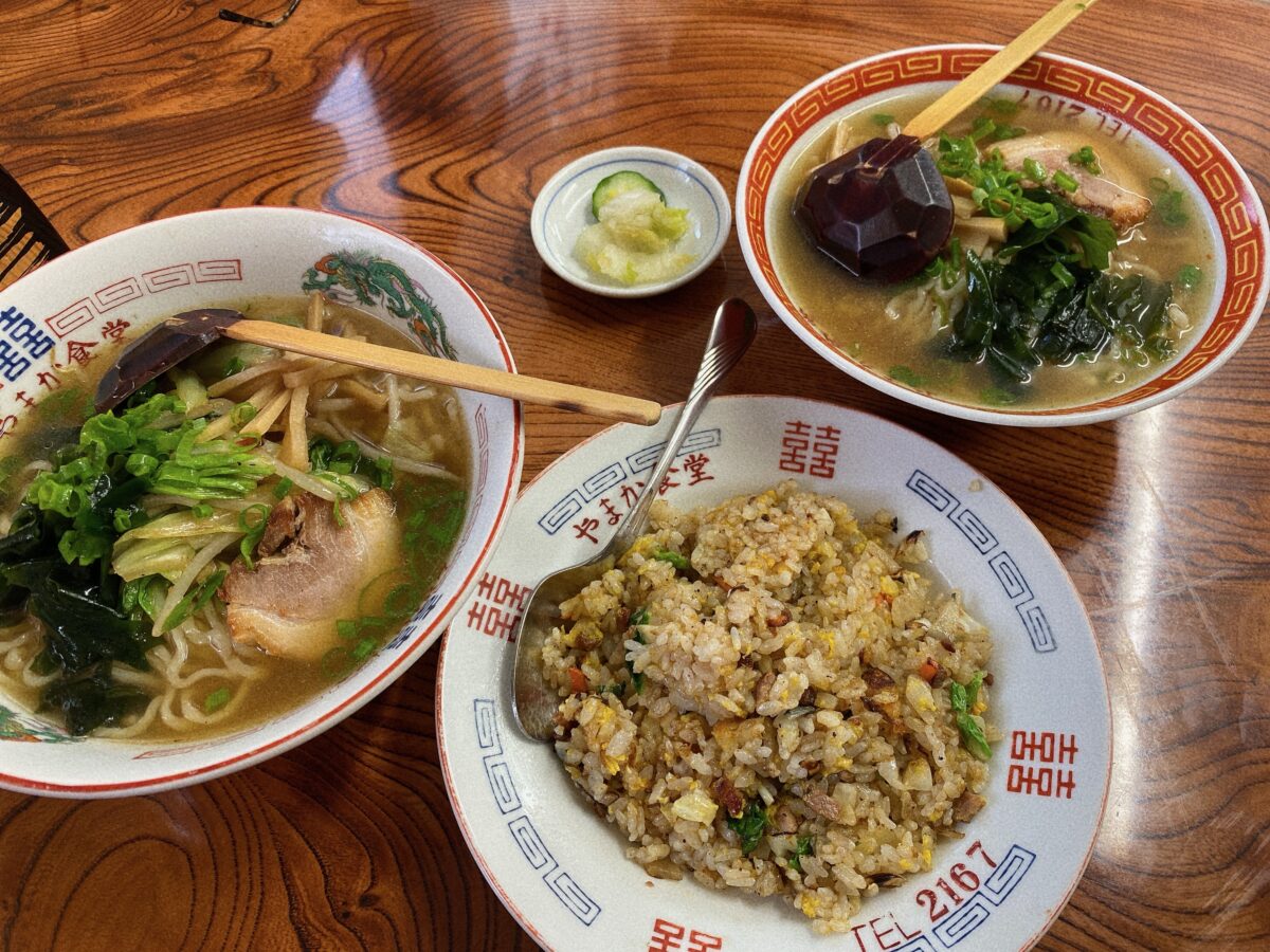 やまか食堂 福島県 昭和村 ランチ