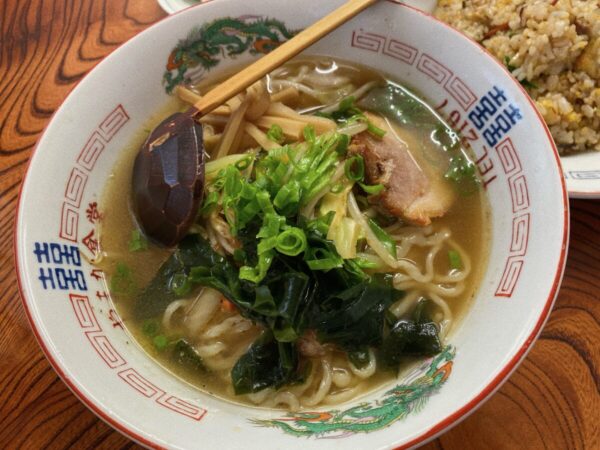 やまか食堂 五目ラーメン 昭和村 ランチ