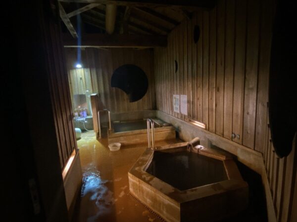 恵比寿屋旅館 貸切風呂 「月と太陽」夜風呂