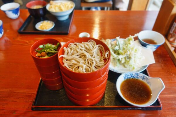柏屋 割子そばセット