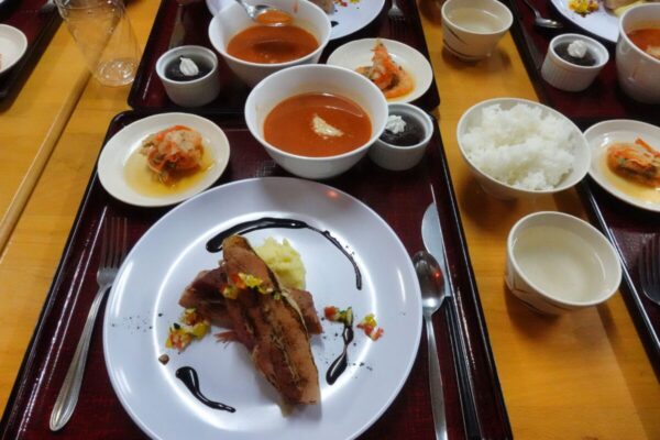 尾瀬小屋 夕食