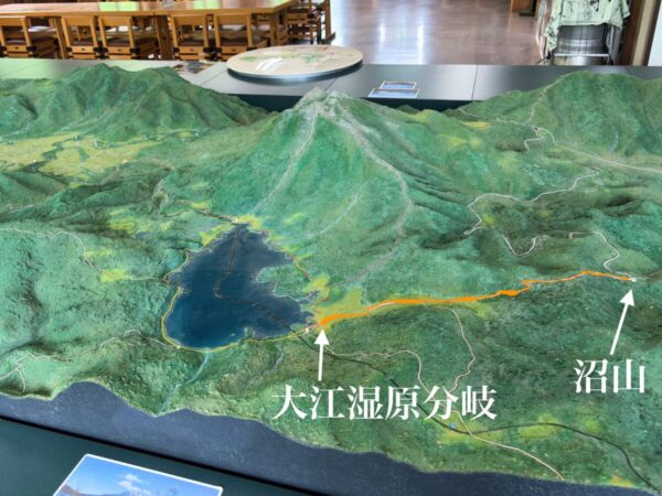 尾瀬 沼山->大江湿原分岐